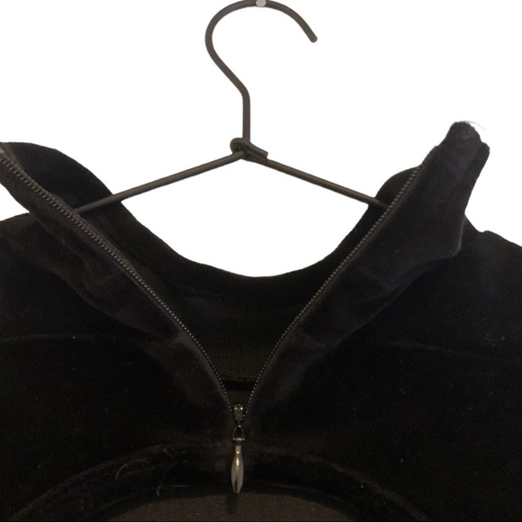 COPY - NWT ALEXANDER WANG Long Sleeve Turtleneck Velour Mini Dress Back Cutout … - Picture 7 of 13